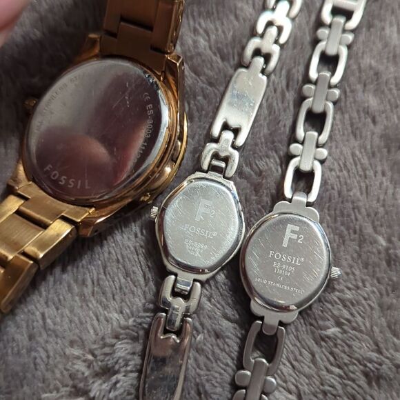 3'Women's FOSSIL "Stella" Multi-Function Gemmed Watches ES-3003, 9105, 8989 - Picture 3 of 17
